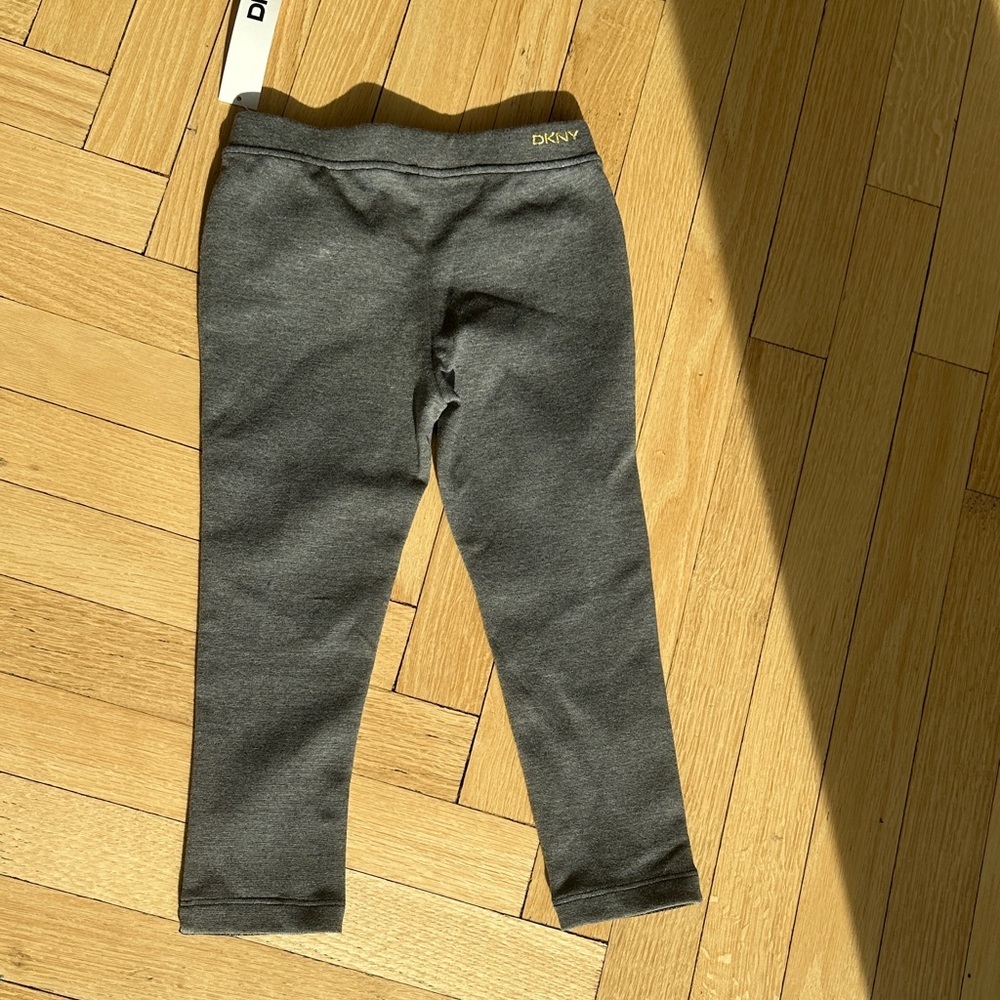 Girls Faux Leather Leggings - Picture 2 of 4